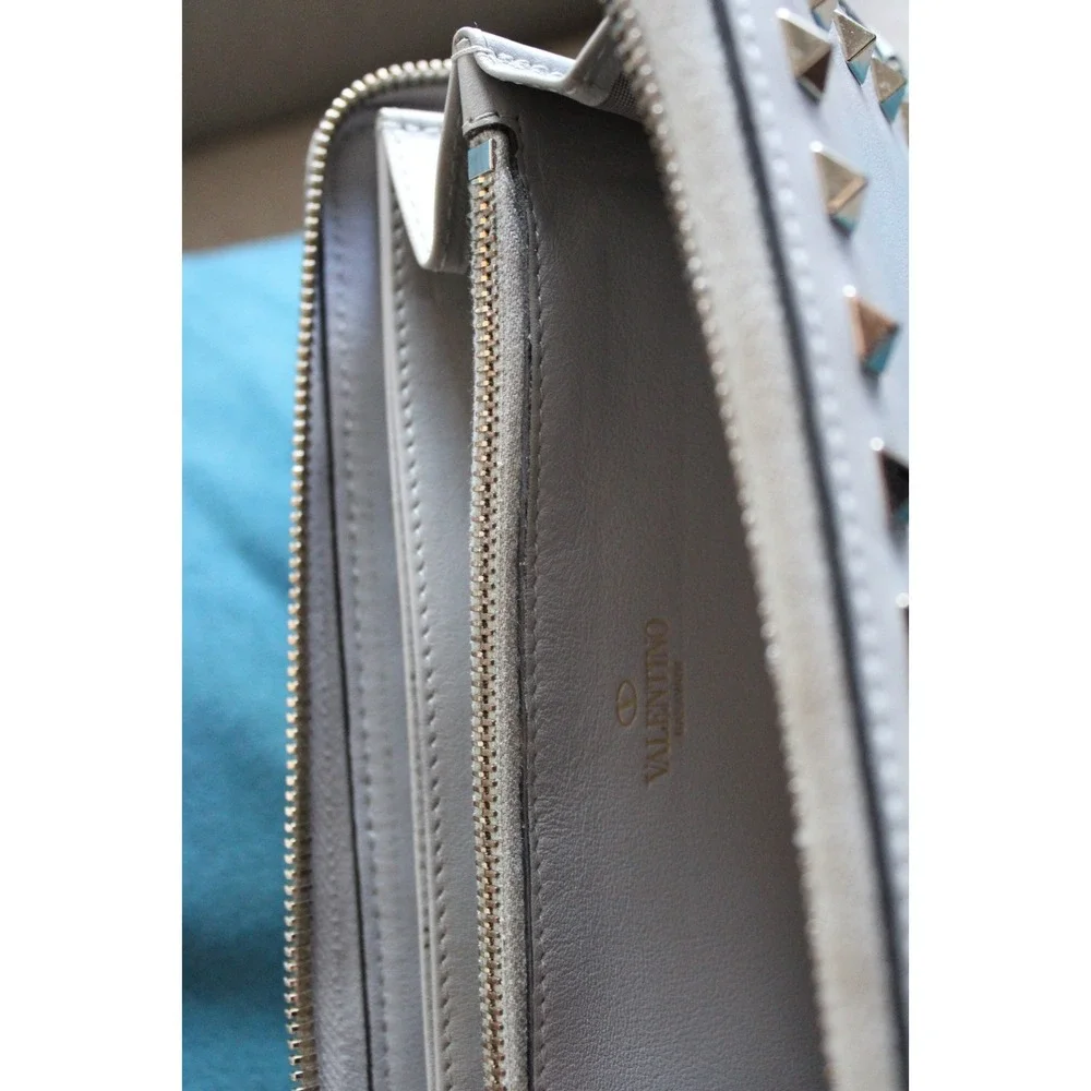 Valentino Rock Stud Long Wallet, 100% Authentic